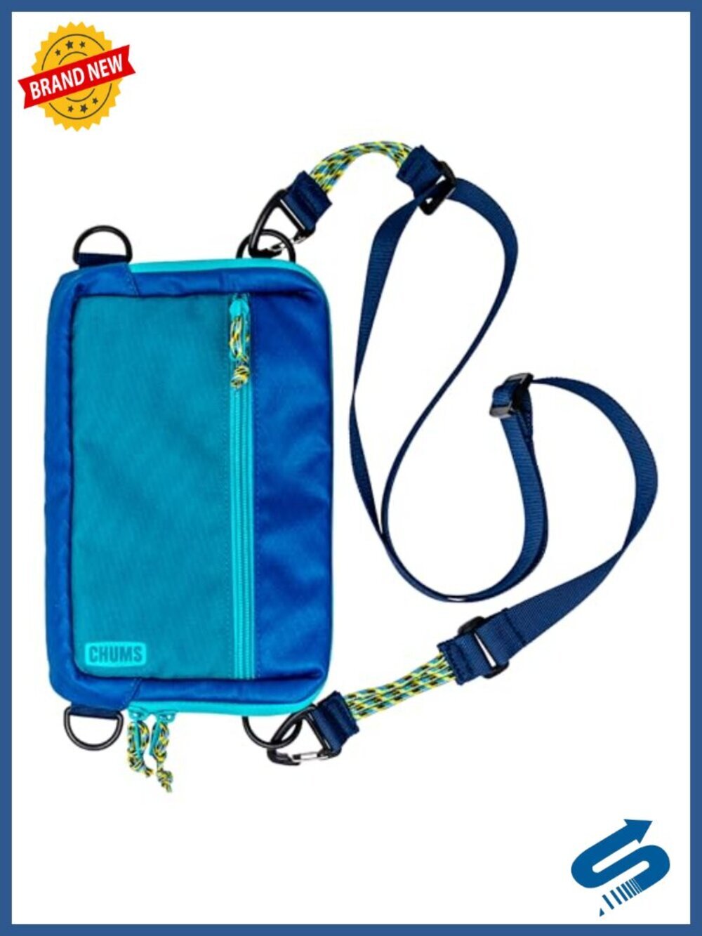 Convertible Crossbody Sling Bag with Multi-Pockets Daypack